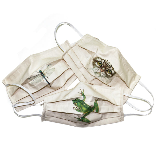 Owl Eyes Wildlife Art Cloth Face Mask