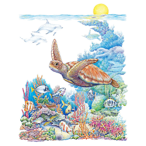 Green Sea Turtle Wildlife T-shirt