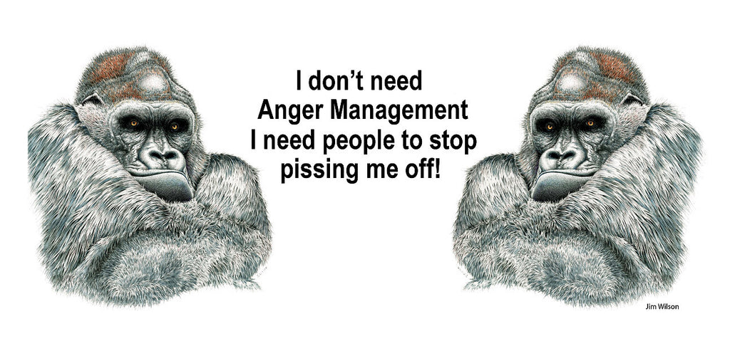 Gorilla "Anger Management" Mug